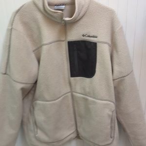 Columbia fleece zip jacket